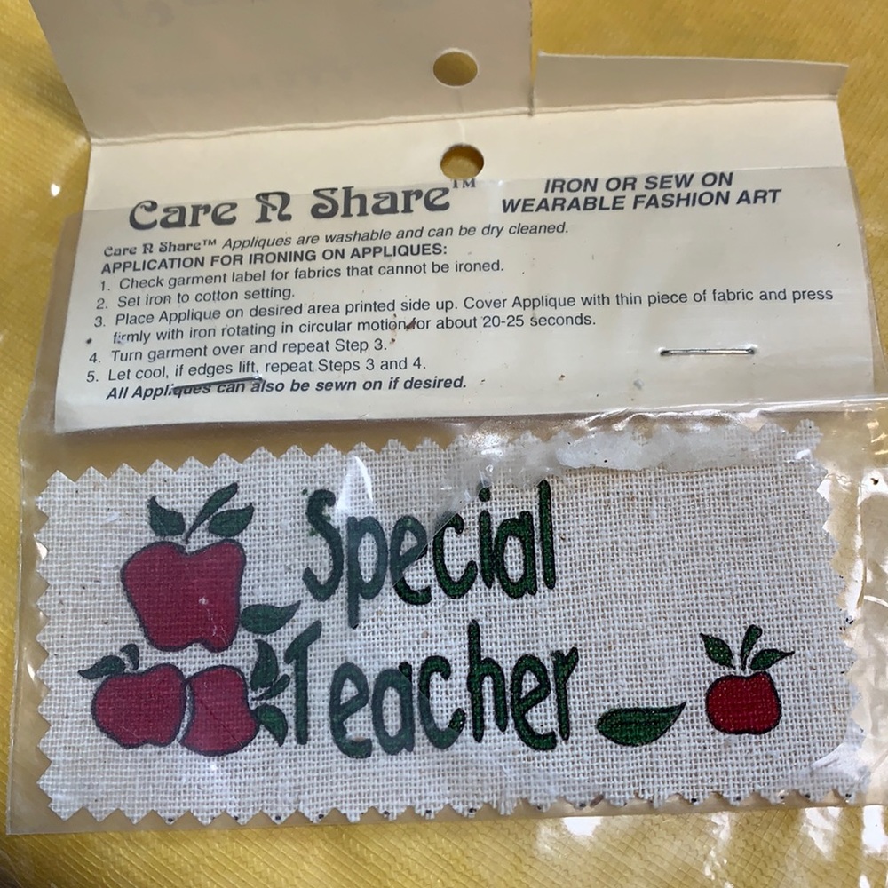 Iron or sew on patch